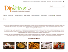 Tablet Screenshot of diplicious.com